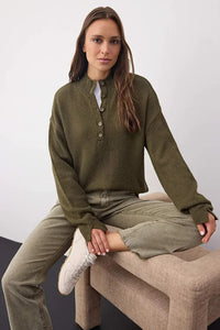 Soft-Touch Knit Sweater