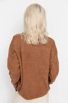 Relaxed Fit Soft-Texture Knit Sweater