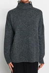 Relaxed Fit Soft-Texture Knit Sweater