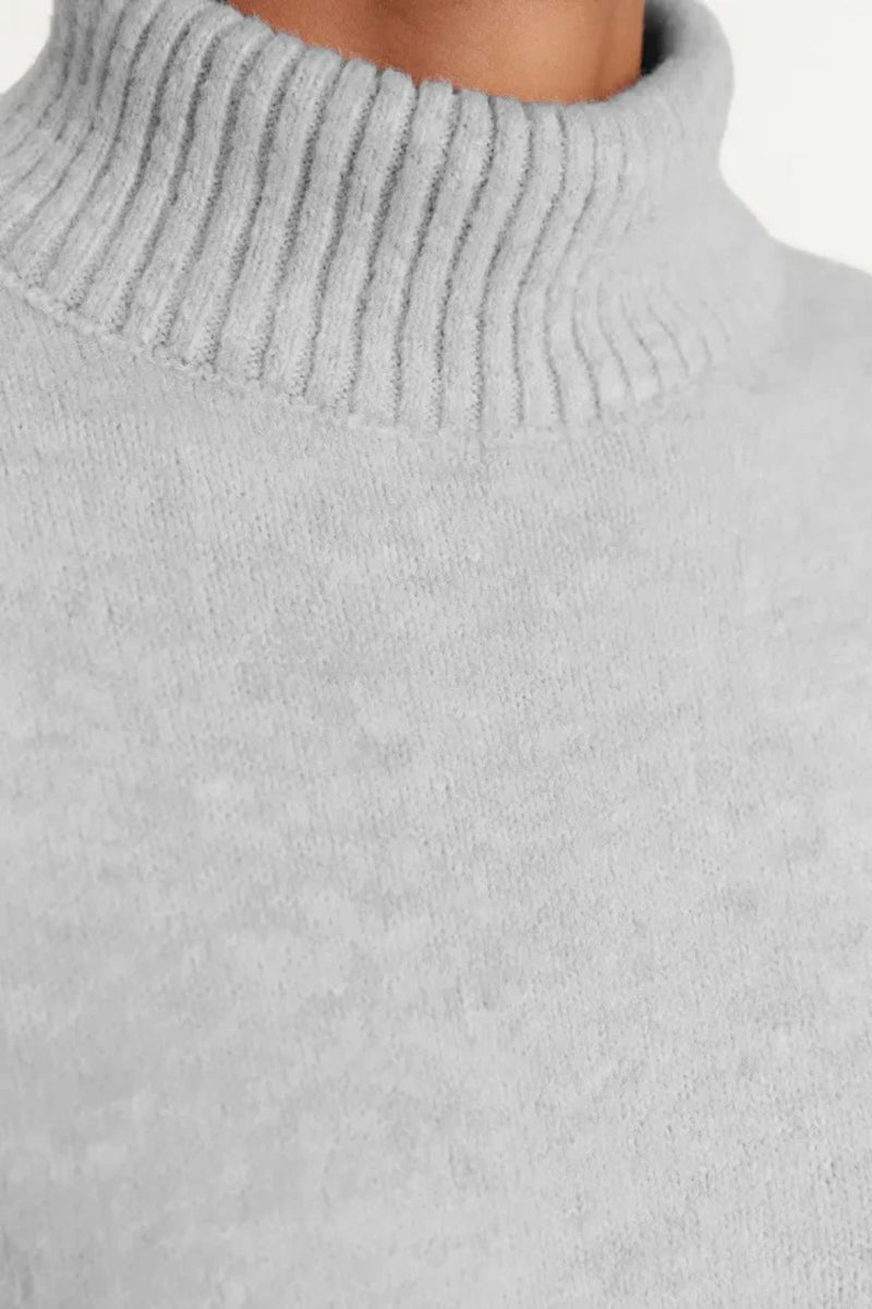 Relaxed Fit Soft-Texture Knit Sweater