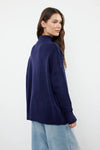 Relaxed Fit Soft-Texture Knit Sweater