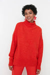 Relaxed Fit Soft-Texture Knit Sweater