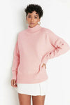 Relaxed Fit Soft-Texture Knit Sweater
