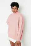 Relaxed Fit Soft-Texture Knit Sweater