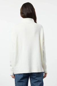 Relaxed Fit Soft-Texture Knit Sweater