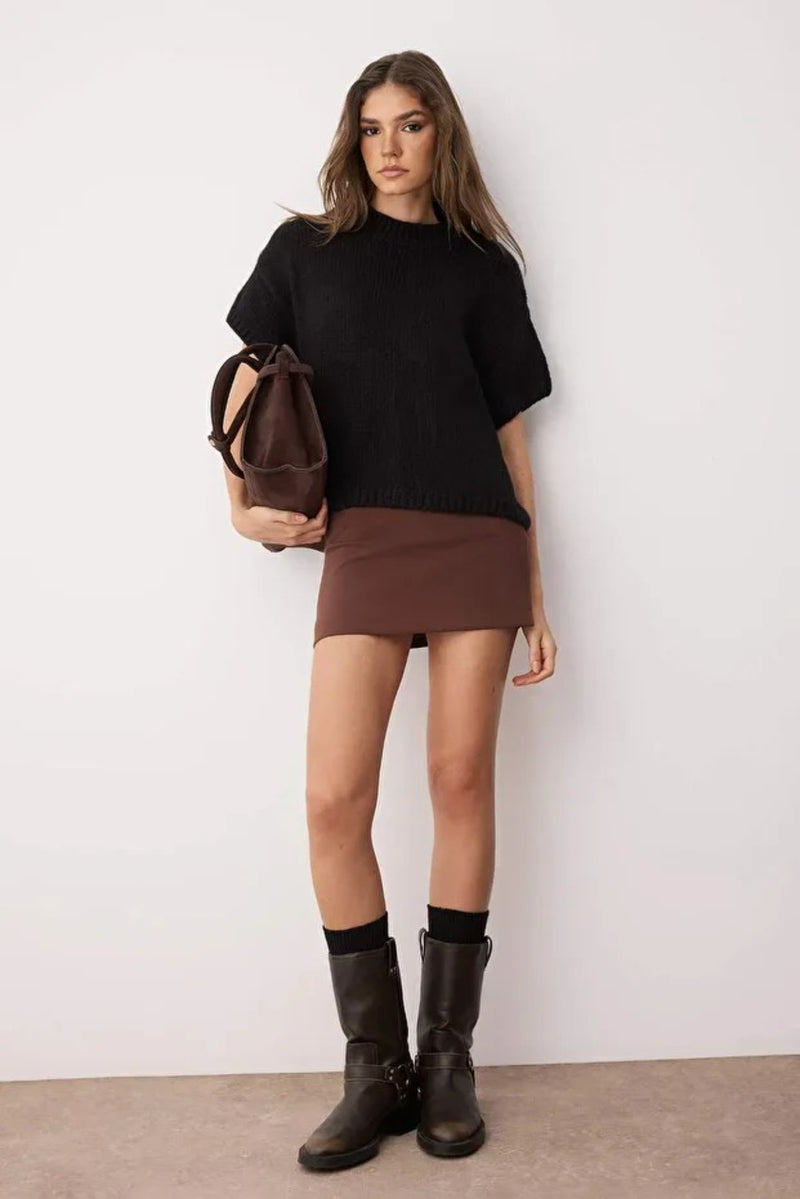 Oversized Soft-Touch Knit Sweater