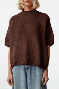 Oversized Soft-Touch Knit Sweater