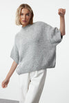 Oversized Soft-Touch Knit Sweater