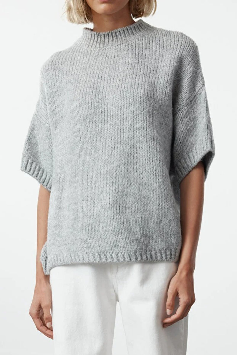 Oversized Soft-Touch Knit Sweater