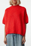 Oversized Soft-Touch Knit Sweater