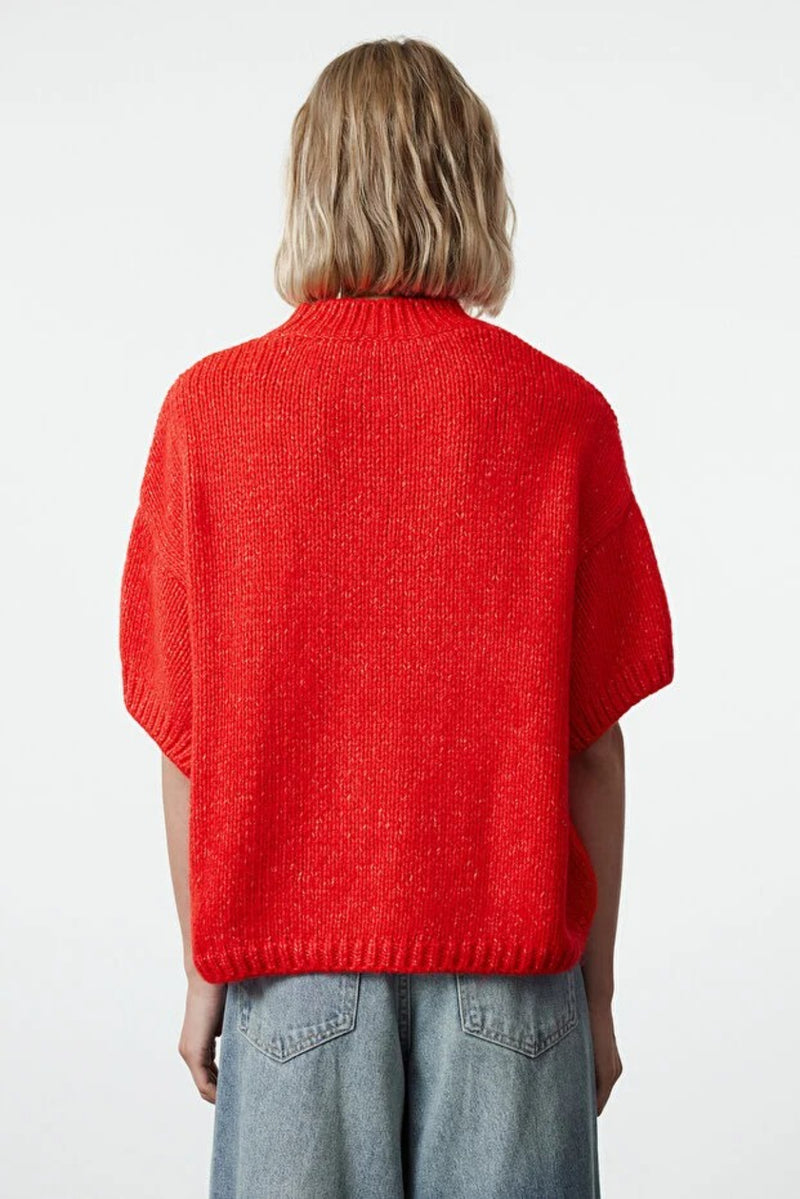 Oversized Soft-Touch Knit Sweater