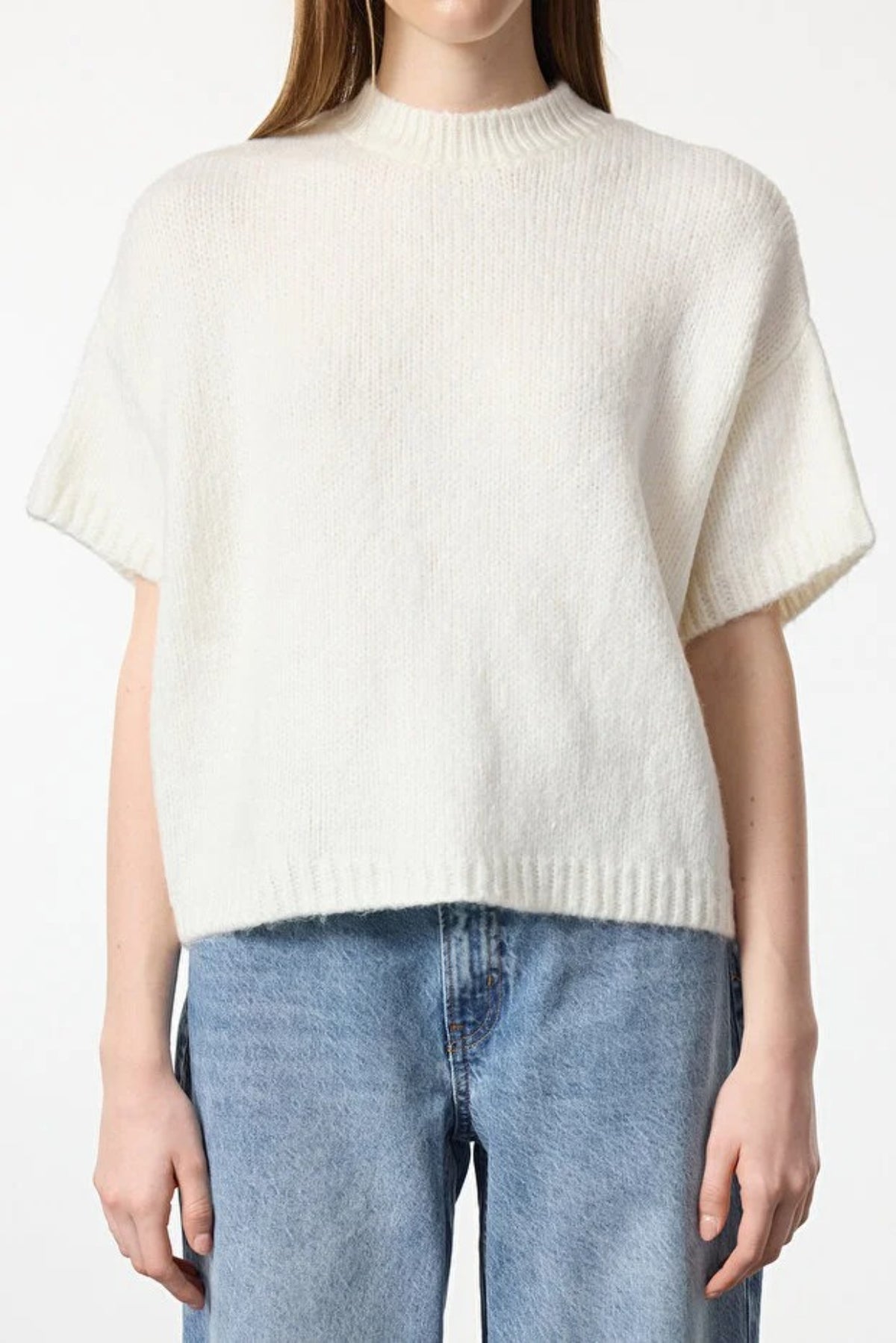 Oversized Soft-Touch Knit Sweater