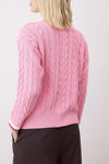 Cable Knit Collegiate Sweater