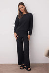 2 Piece Ribbed Knit Pajama Set