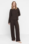 2 Piece Ribbed Knit Pajama Set