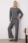 2 Piece Ribbed Knit Pajama Set