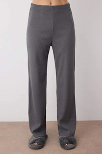 2 Piece Ribbed Knit Pajama Set