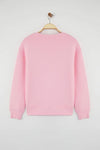 Thick Fleece-Lined Regular Fit Crew Neck Basic Knit Sweatshirt