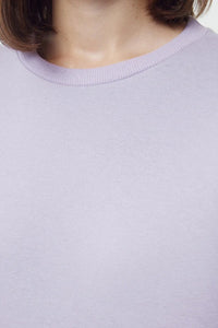 Thick Fleece-Lined Regular Fit Crew Neck Basic Knit Sweatshirt