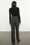 Limited Edition Straight Cut Pleated Woven Trousers