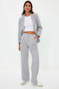 Limited Edition Straight Cut Pleated Woven Trousers