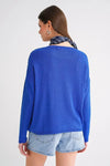 Boat Neck Lightweight Seasonal Knit Sweater