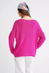 Boat Neck Lightweight Seasonal Knit Sweater