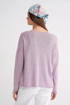 Boat Neck Lightweight Seasonal Knit Sweater