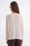 Boat Neck Lightweight Seasonal Knit Sweater