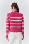 Soft-Textured Striped Knit Sweater