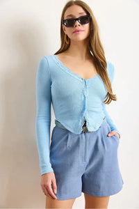 Lace Detail Blouse