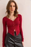 Lace Detail Blouse