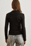 High-Neck Draped Soft Touch Blouse