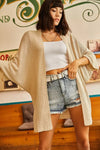 Batwing Sleeve Cozy Cardigan