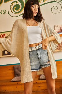 Batwing Sleeve Cozy Cardigan