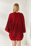 Batwing Sleeve Cozy Cardigan
