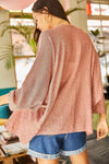 Batwing Sleeve Cozy Cardigan