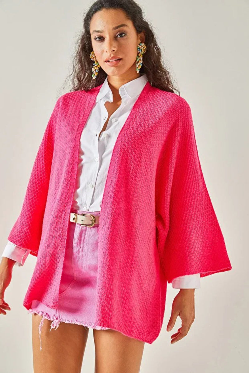 Batwing Sleeve Cozy Cardigan