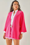 Batwing Sleeve Cozy Cardigan