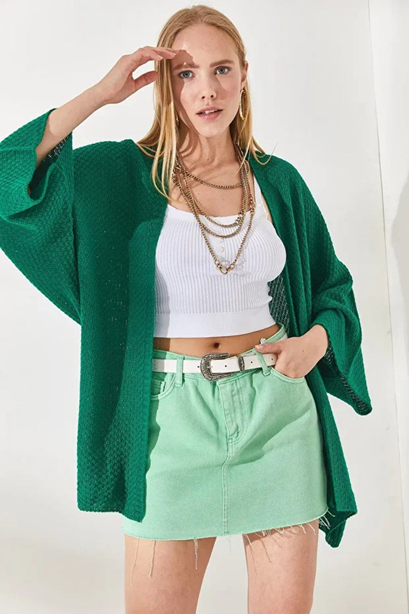 Batwing Sleeve Cozy Cardigan