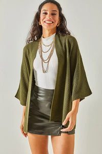 Batwing Sleeve Cozy Cardigan