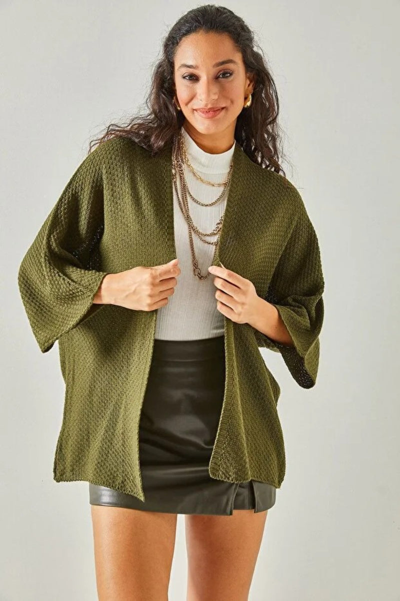 Batwing Sleeve Cozy Cardigan