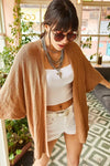 Batwing Sleeve Cozy Cardigan