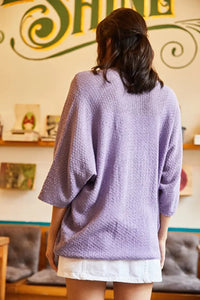 Batwing Sleeve Cozy Cardigan