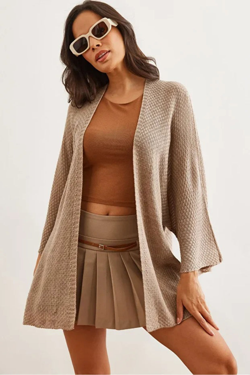 Batwing Sleeve Cozy Cardigan