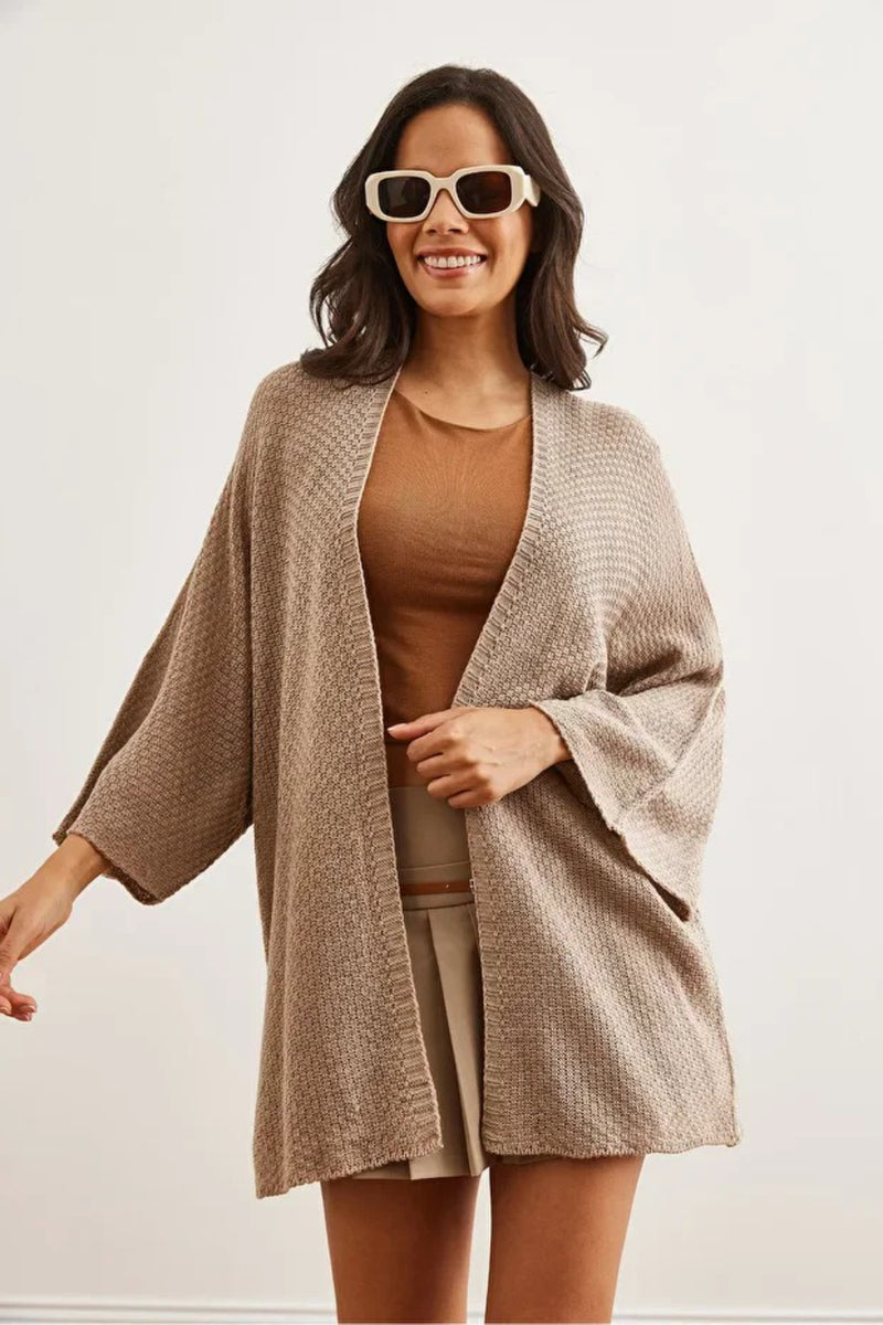 Batwing Sleeve Cozy Cardigan