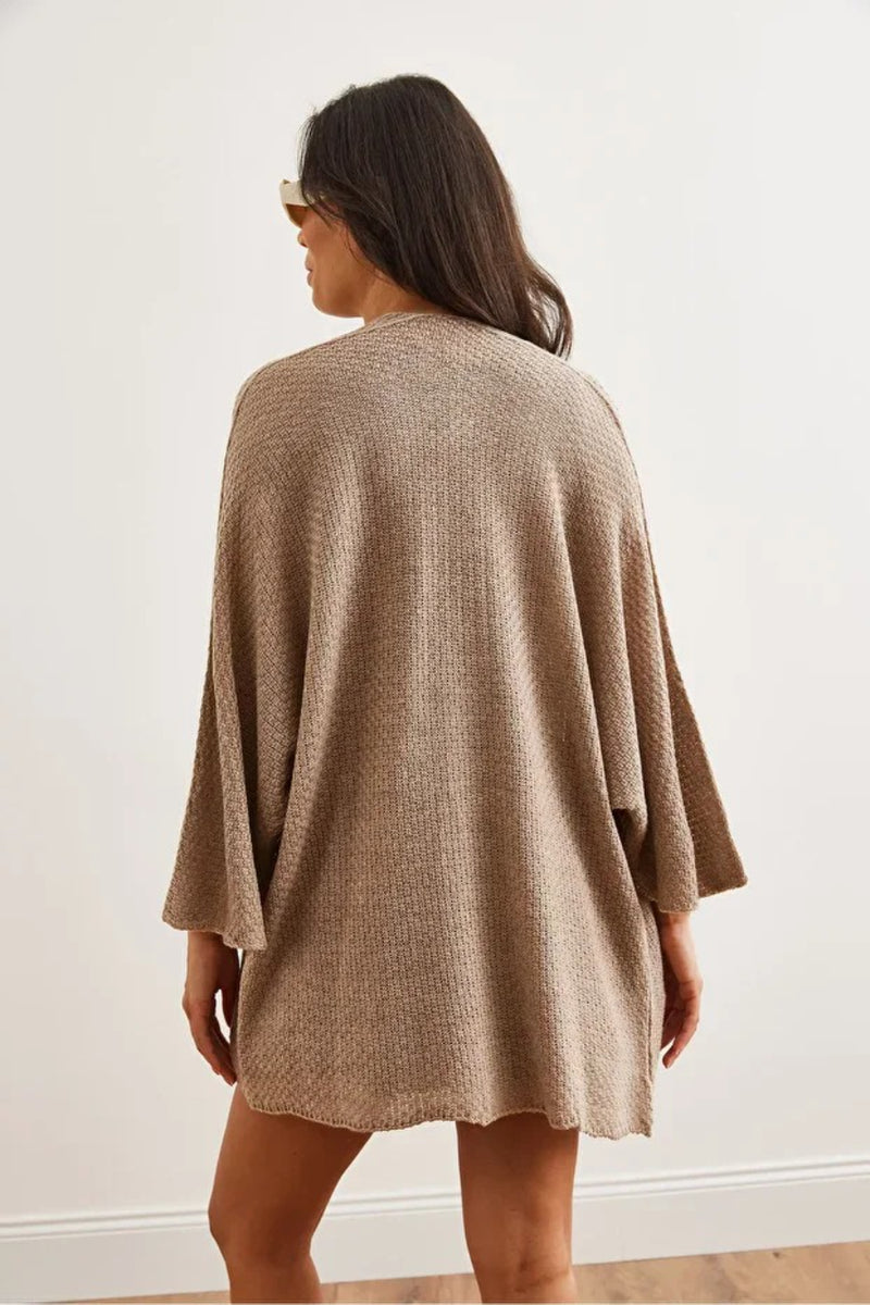 Batwing Sleeve Cozy Cardigan