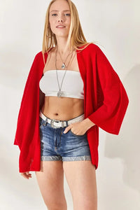 Batwing Sleeve Cozy Cardigan