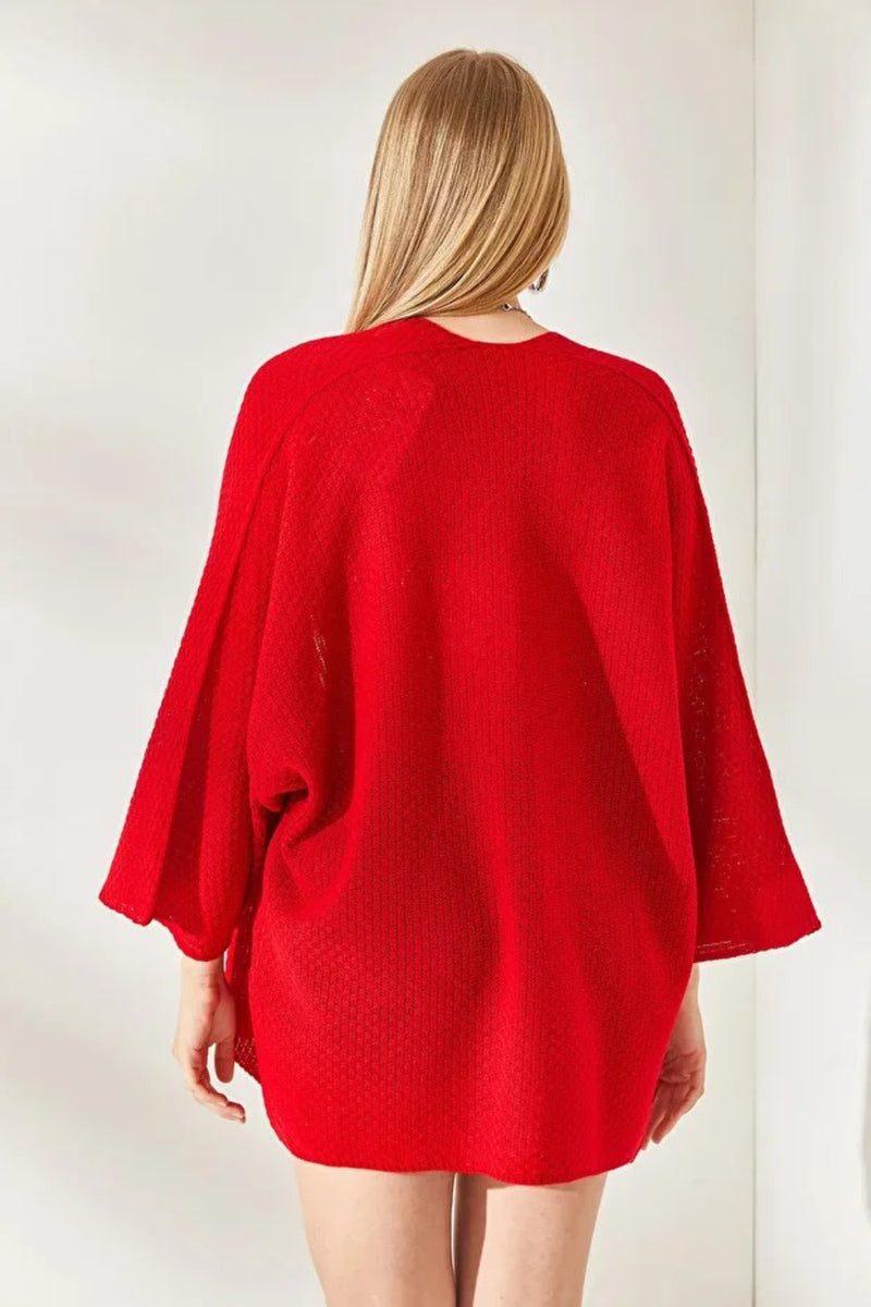 Batwing Sleeve Cozy Cardigan