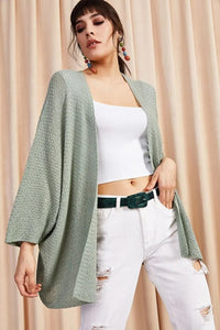 Batwing Sleeve Cozy Cardigan
